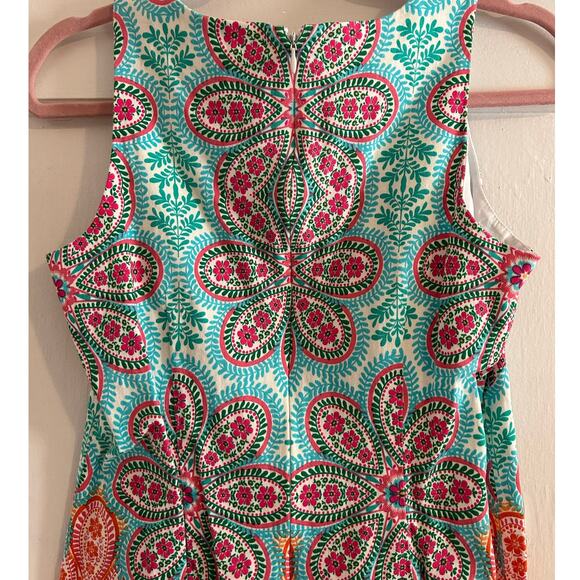 London Style Paisley Shift Dress - Size 4 - Picture 13 of 14